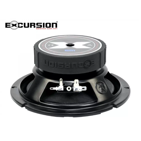 Excursion RX-6C 2-drożny zestaw głośnikowy SQ: 2 tweetery 26mm, 2 woofery 165mm, 4 zwrotnice pasywne (2xLP, 2xHP) - 2ohm, 120/300W, 92dB, 50-30000Hz,